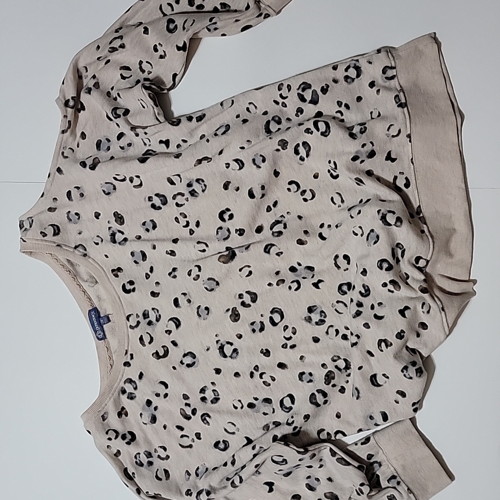 Animal Print Crew Sweatshirt M